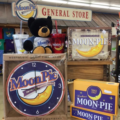 Moon Pie Clocks, Stuffed Bears and Much More!