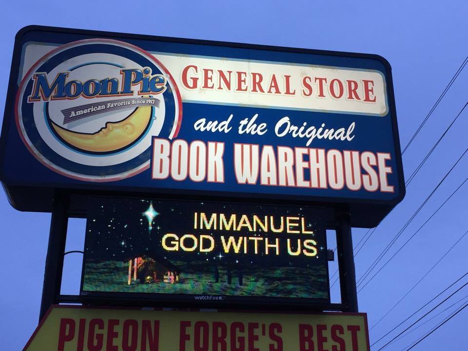 Immanuel Moonpie Sign