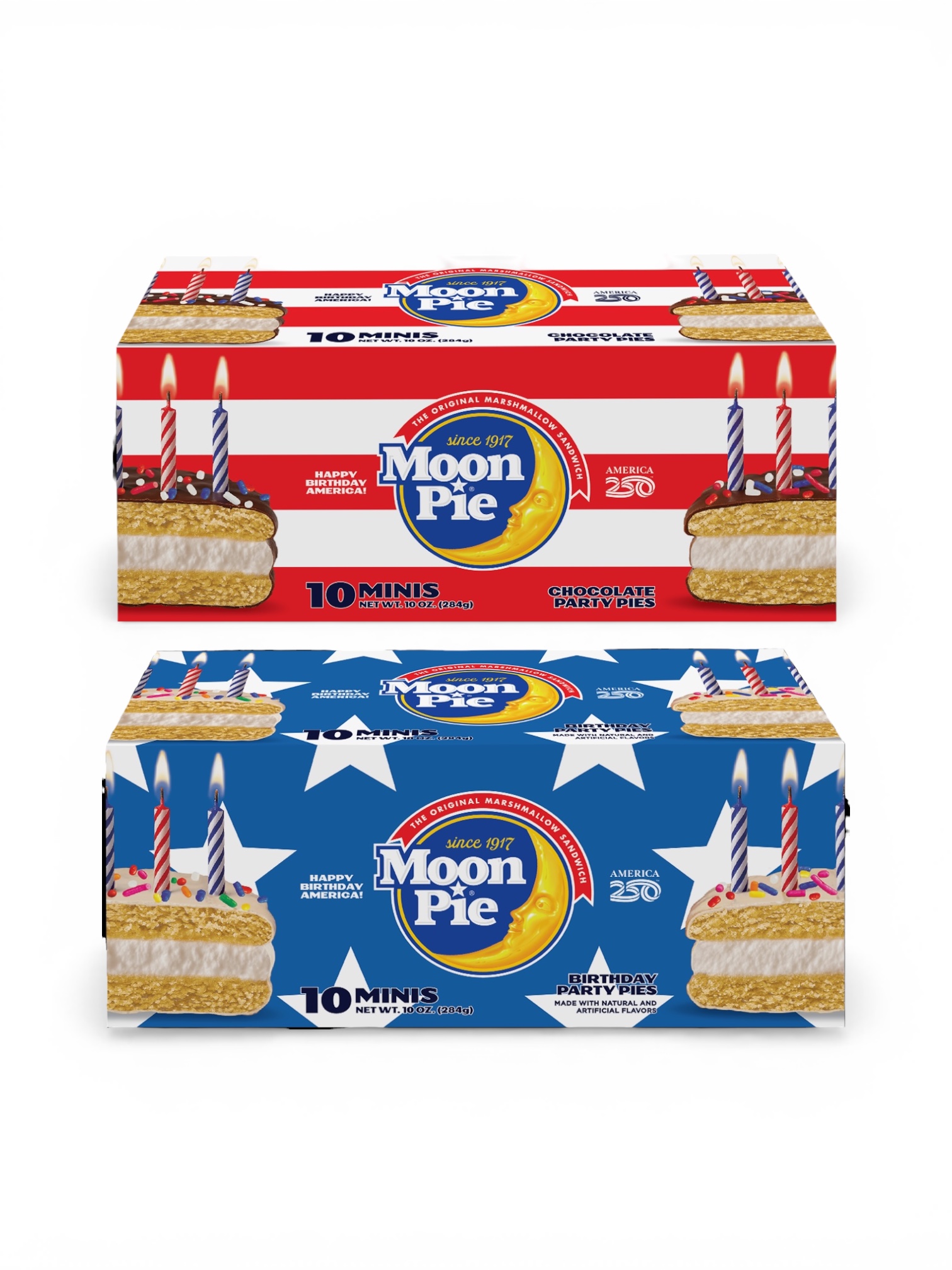 MoonPie Birthday Pies – America 250th Anniversary Minis